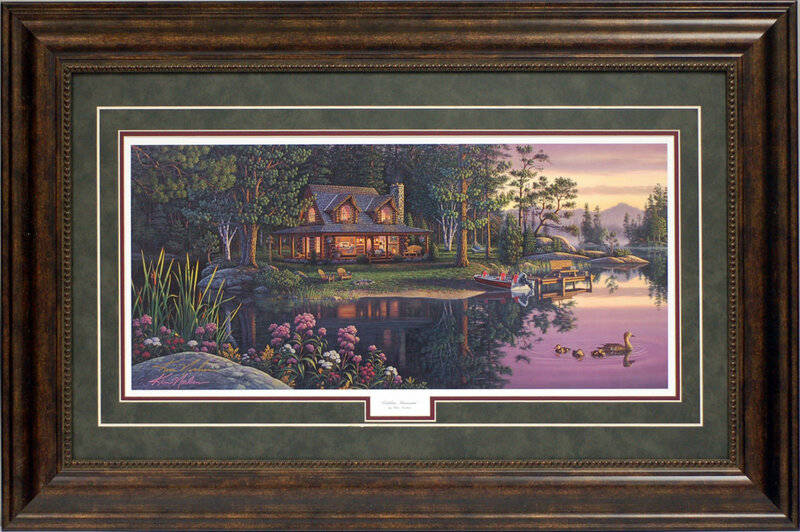 Cabin by a Lake — Green