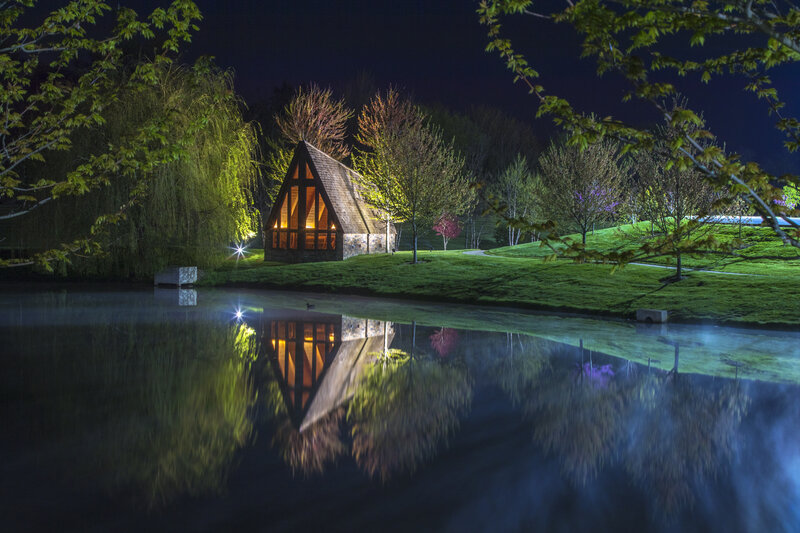 Cabin by a Pond — Green