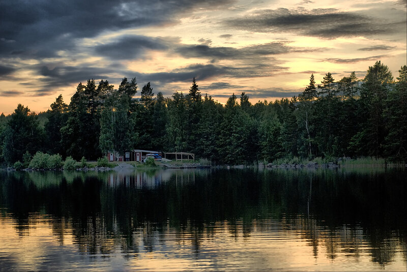 Cabin by Forest Lake