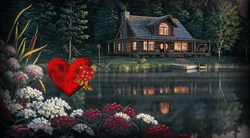 Cabin by Lake