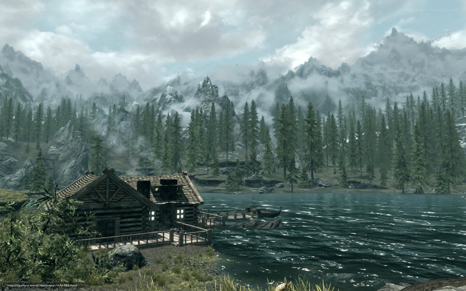 Cabin by the lake