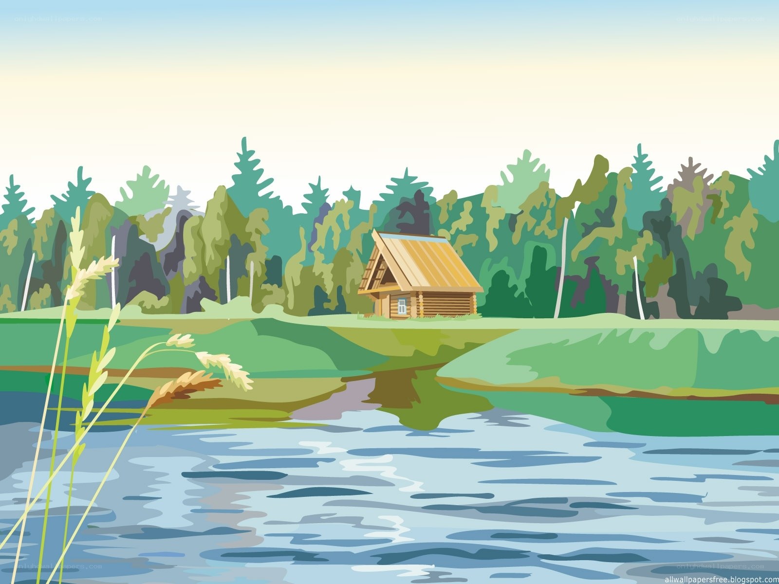 Cabin by the lake