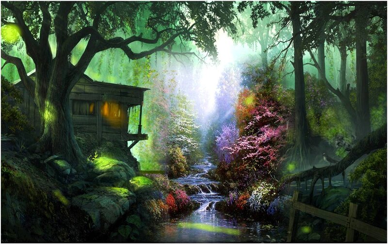 Cabin in Enchanted Forest