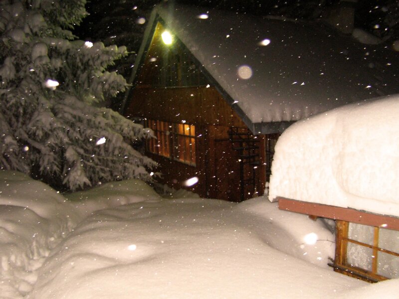 Cabin in Snowstorm — White, Quiet