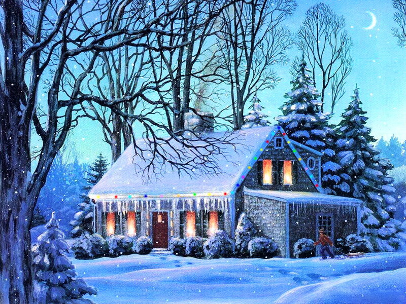 Cabin in Winter