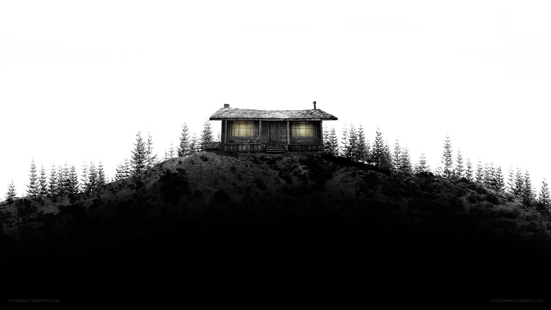 Cabin on a hilltop