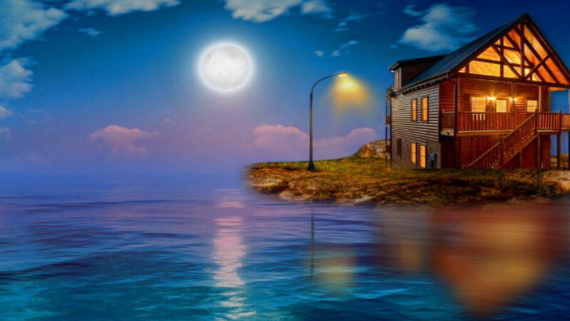 Cabin on a Peninsula
