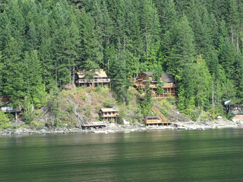 Cabin on Forested Hillside