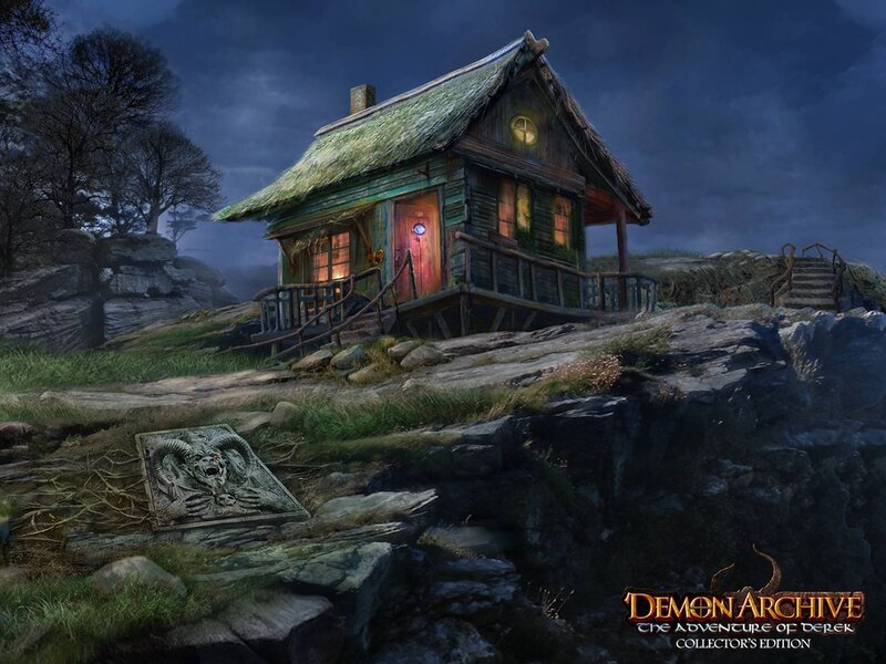 Cabin on Rocky Cliff