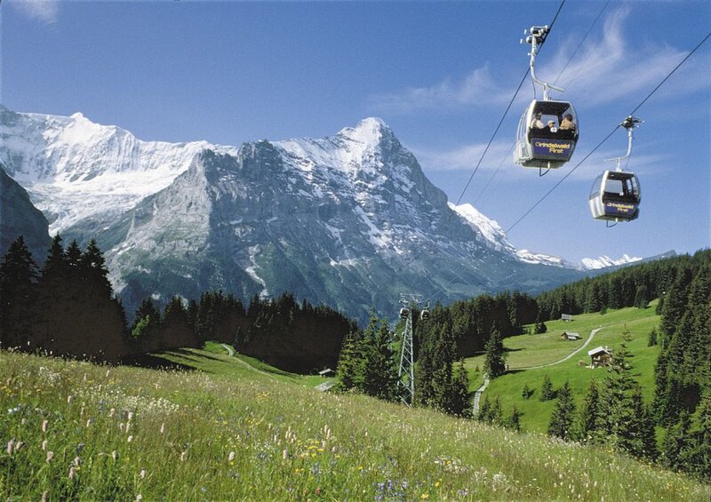 Cable Car in Mountains