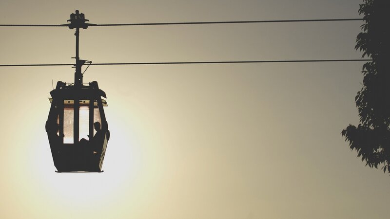 Cable Car Silhouette