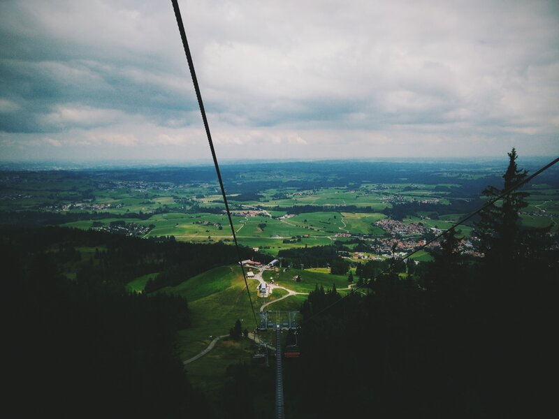 Cable Car View of Valley