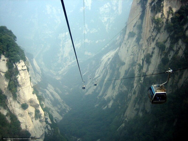 Cable Cars in Mountain Gorge