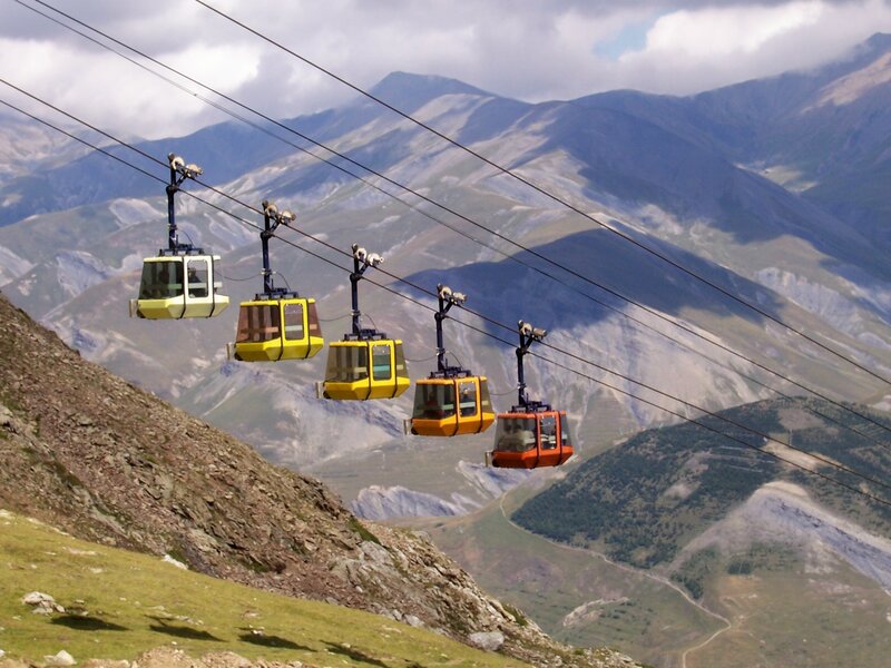 Cable Cars in Mountains