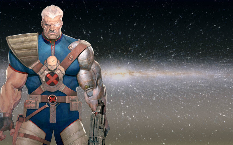 Cable with baby in space