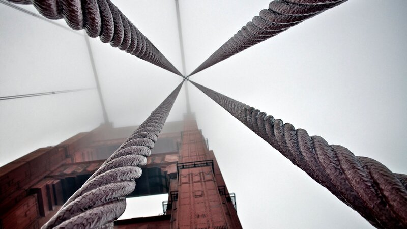 Cables of a Suspension Bridge