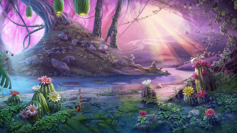 Cactus Garden in Cave