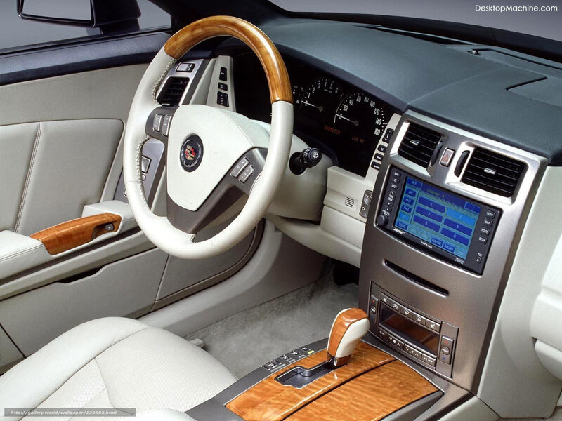 Cadillac Car Interior — Beige, Neutral