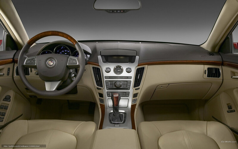Cadillac Car Interior — Beige