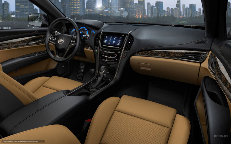 Cadillac Car Interior — Black, Modern