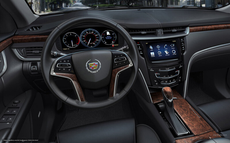Cadillac Car Interior — Black