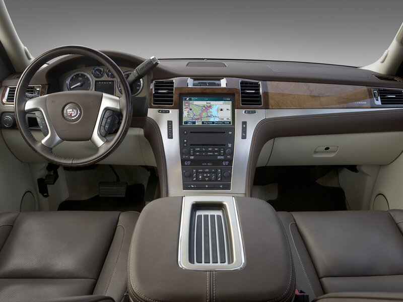 Cadillac Car Interior — Brown, Neutral, Photograph