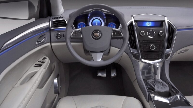 Cadillac Car Interior — Gray, Modern, Photograph
