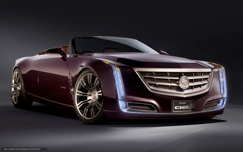 Cadillac Ciel Concept Car — Purple, Dramatic, 3d Render
