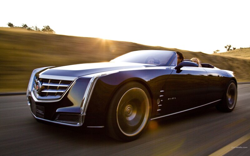 Cadillac Ciel convertible in motion