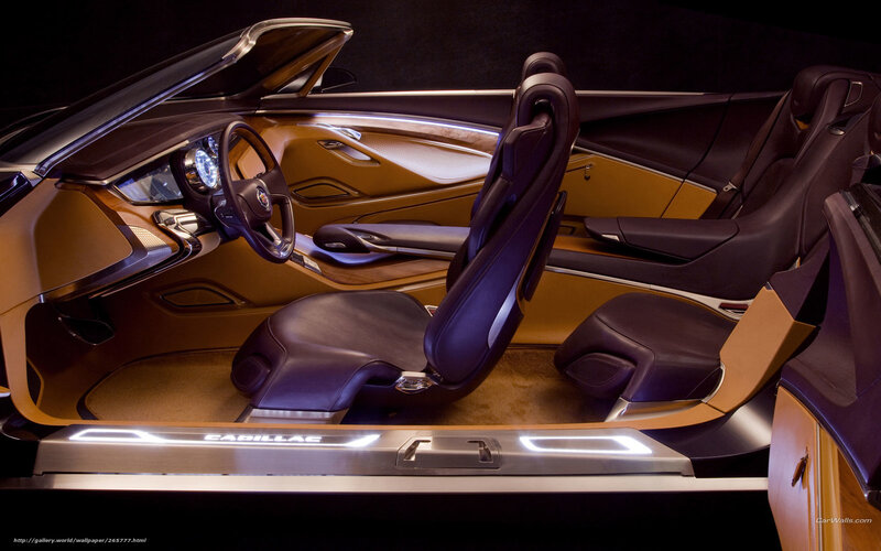 Cadillac Concept Car Interior — Black