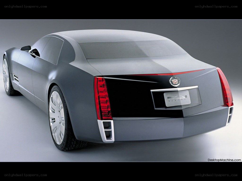 Cadillac concept car rear view