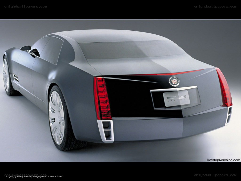 Cadillac concept car rear view