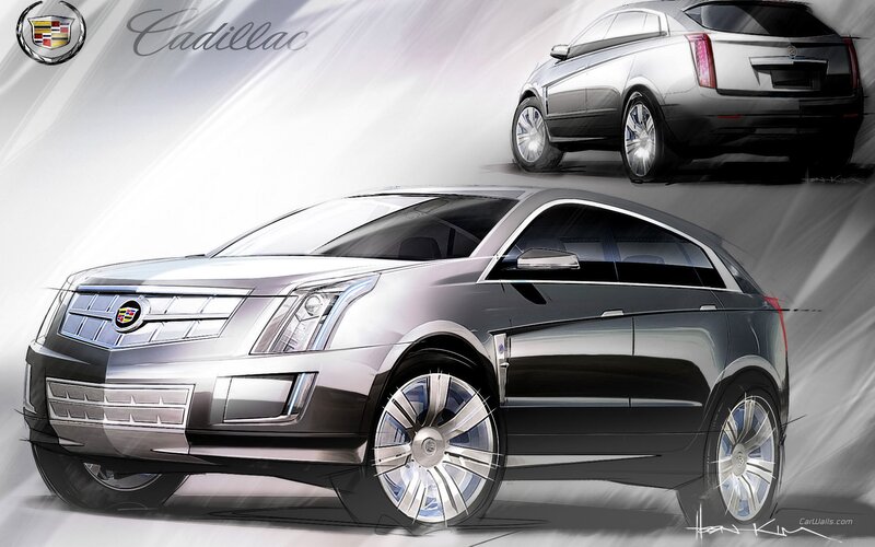 Cadillac concept car sketch