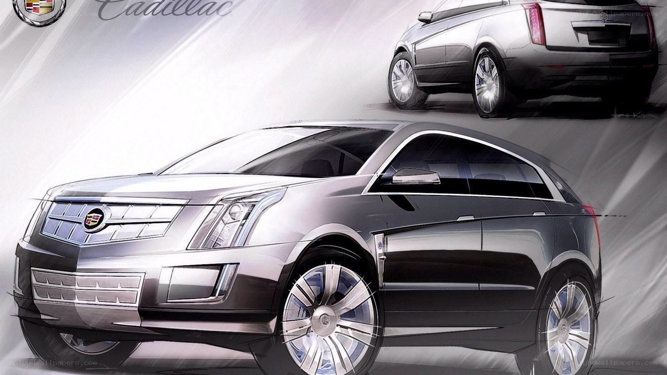 Cadillac concept car sketch