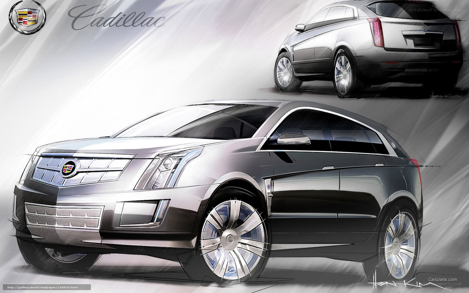 Cadillac concept car sketch