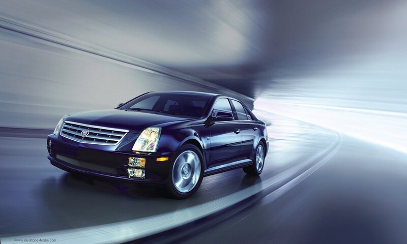 Cadillac CTS in motion
