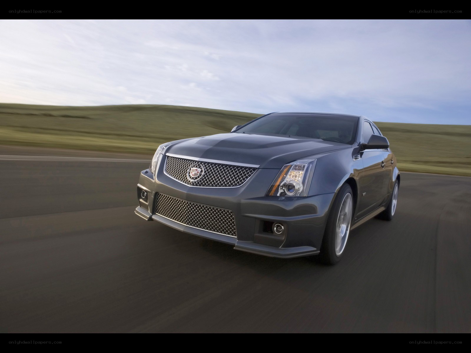 Cadillac CTS-V in motion