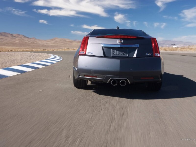 Cadillac CTS-V on a racetrack