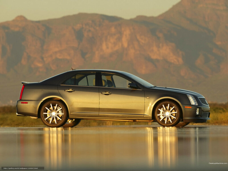 Cadillac CTS-V on wet pavement
