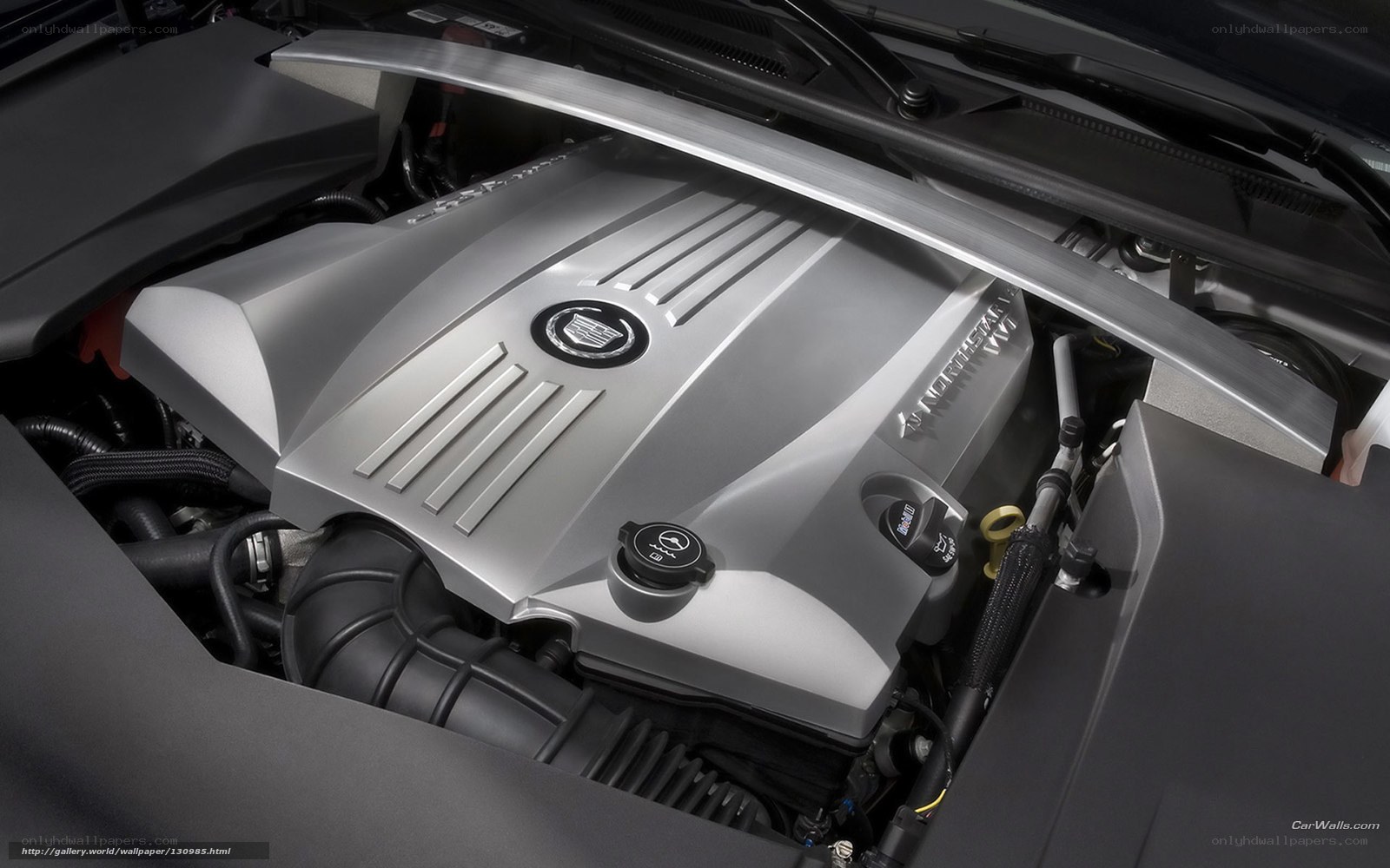 Cadillac engine bay