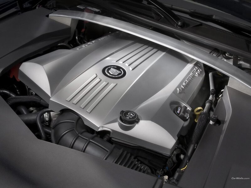 Cadillac engine bay