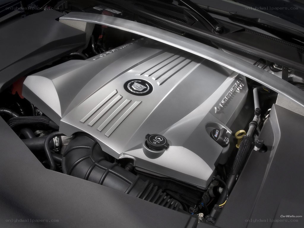 Cadillac engine bay