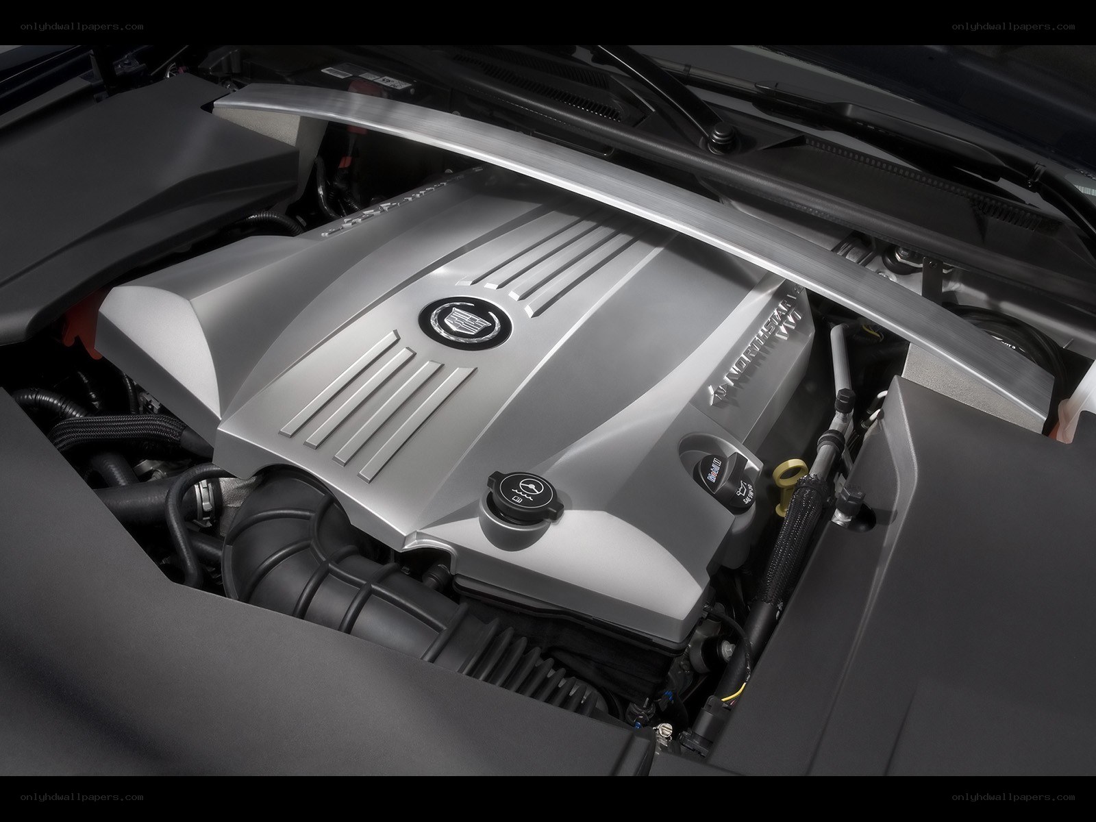 Cadillac engine bay