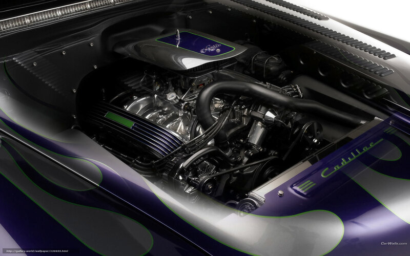 Cadillac engine bay