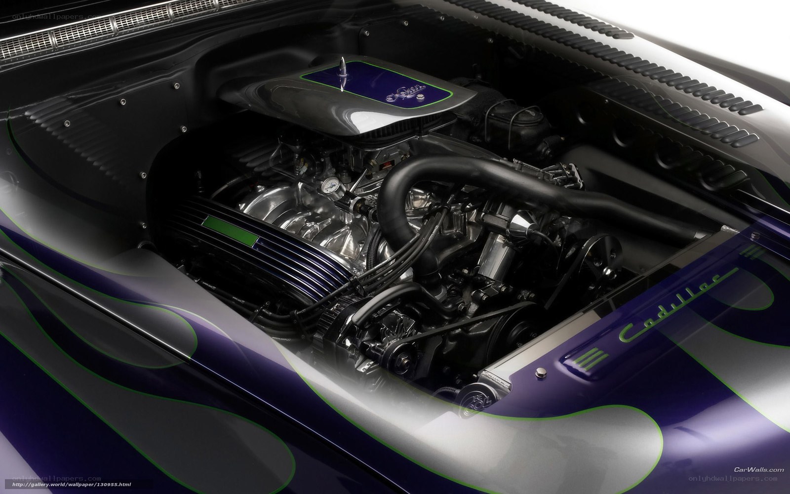 Cadillac engine bay