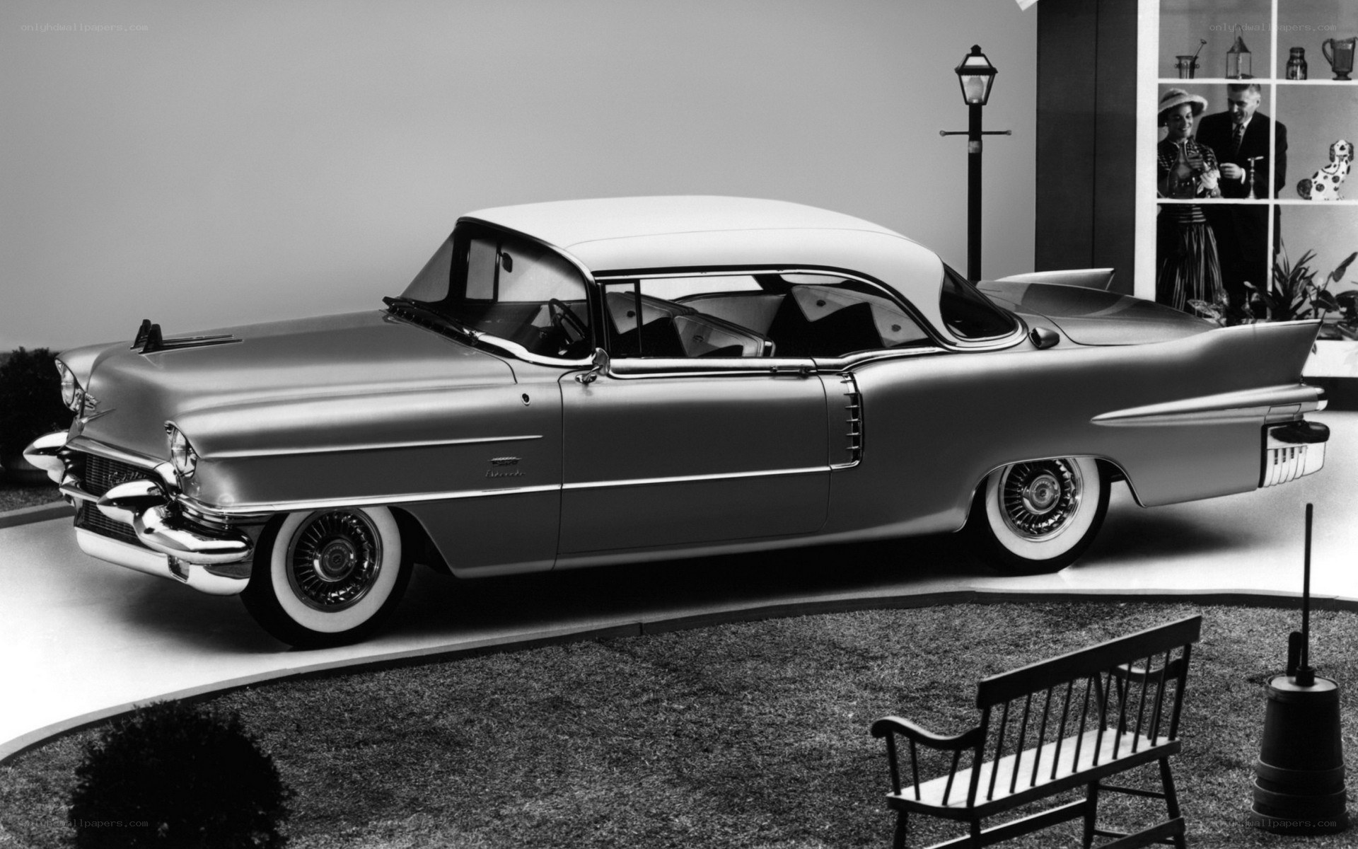 Cadillac Fleetwood car display