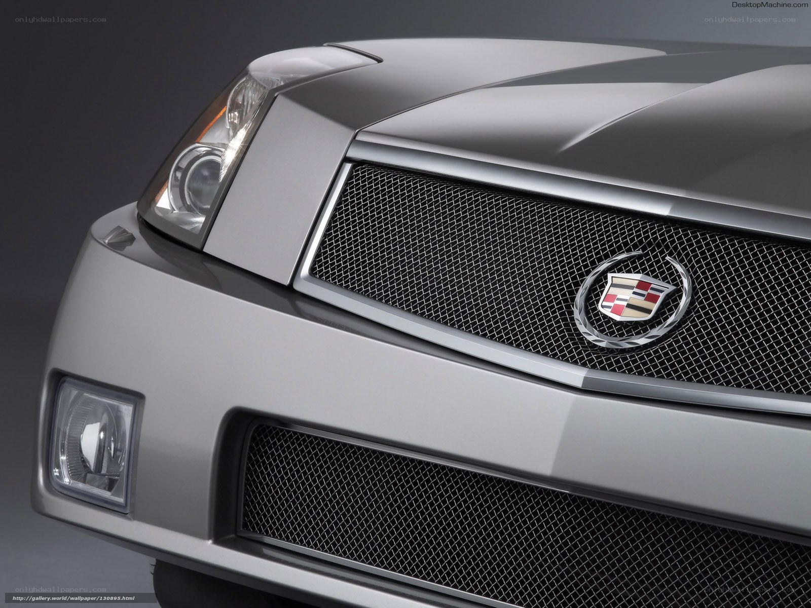 Cadillac grille and headlights