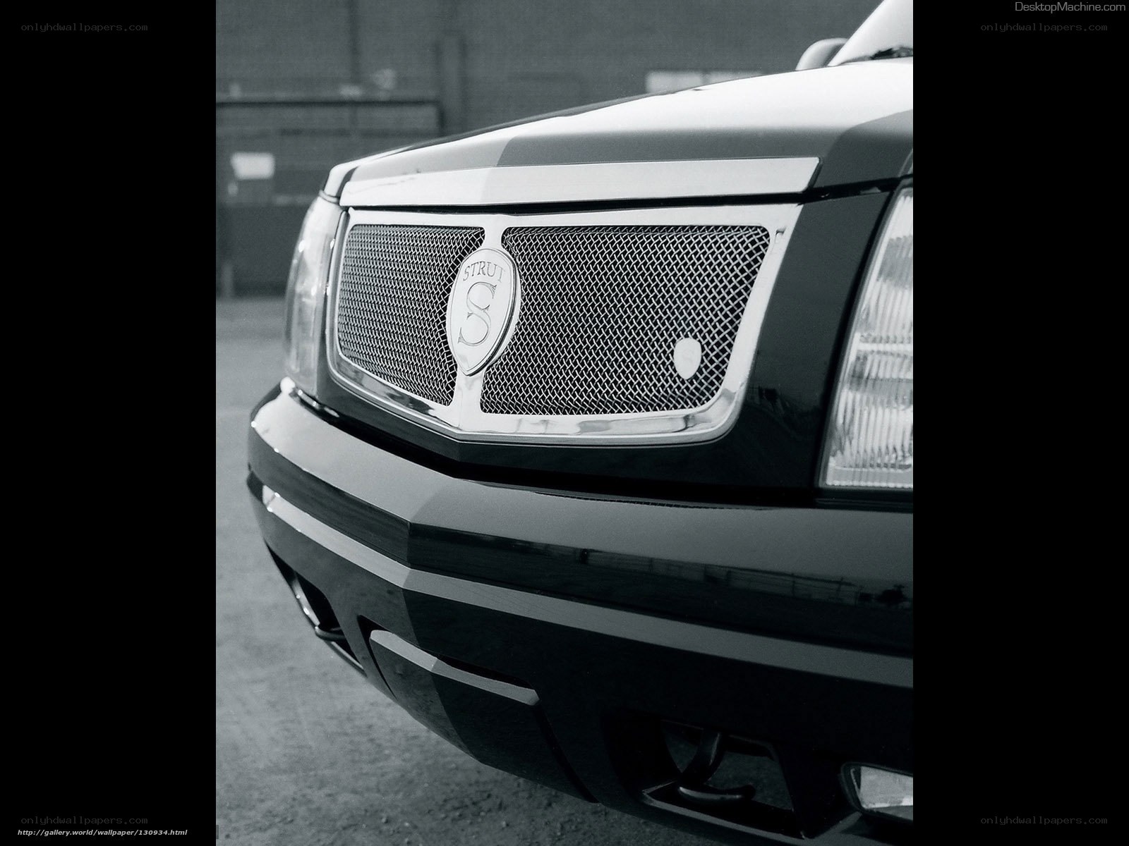 Cadillac grille close-up