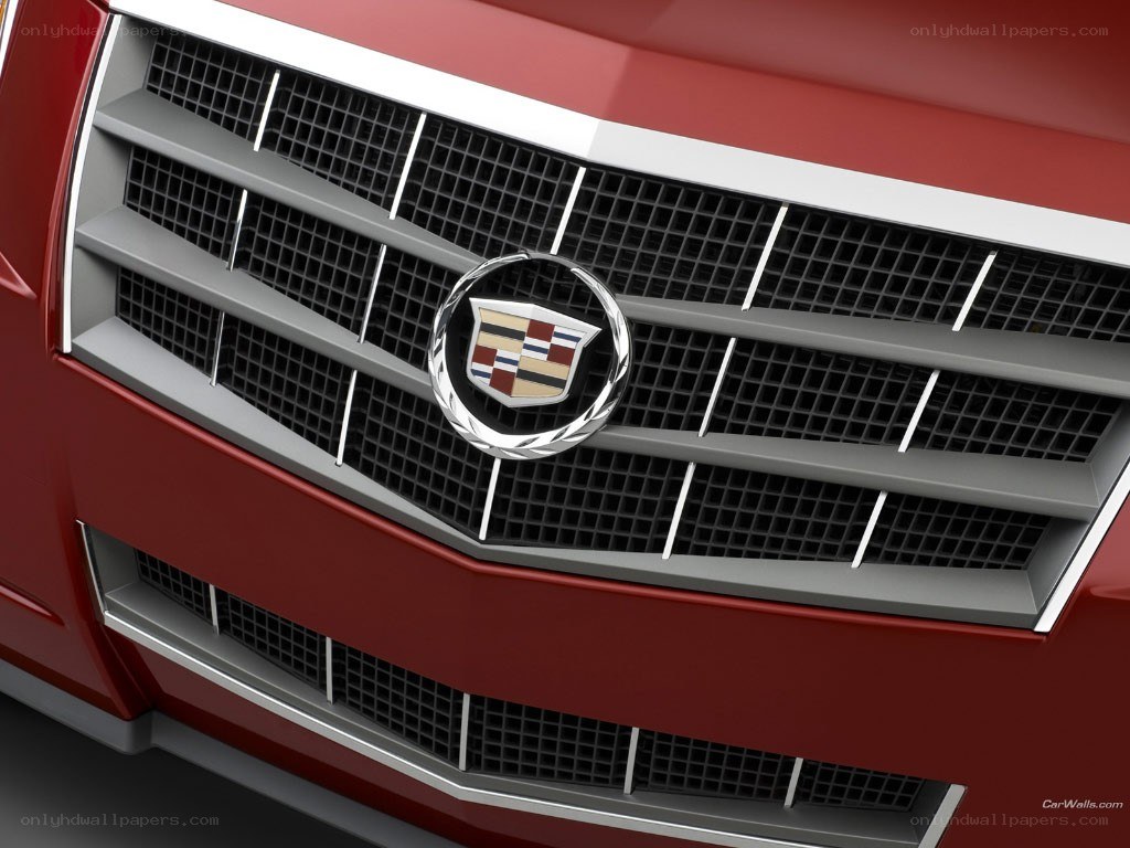 Cadillac grille close-up