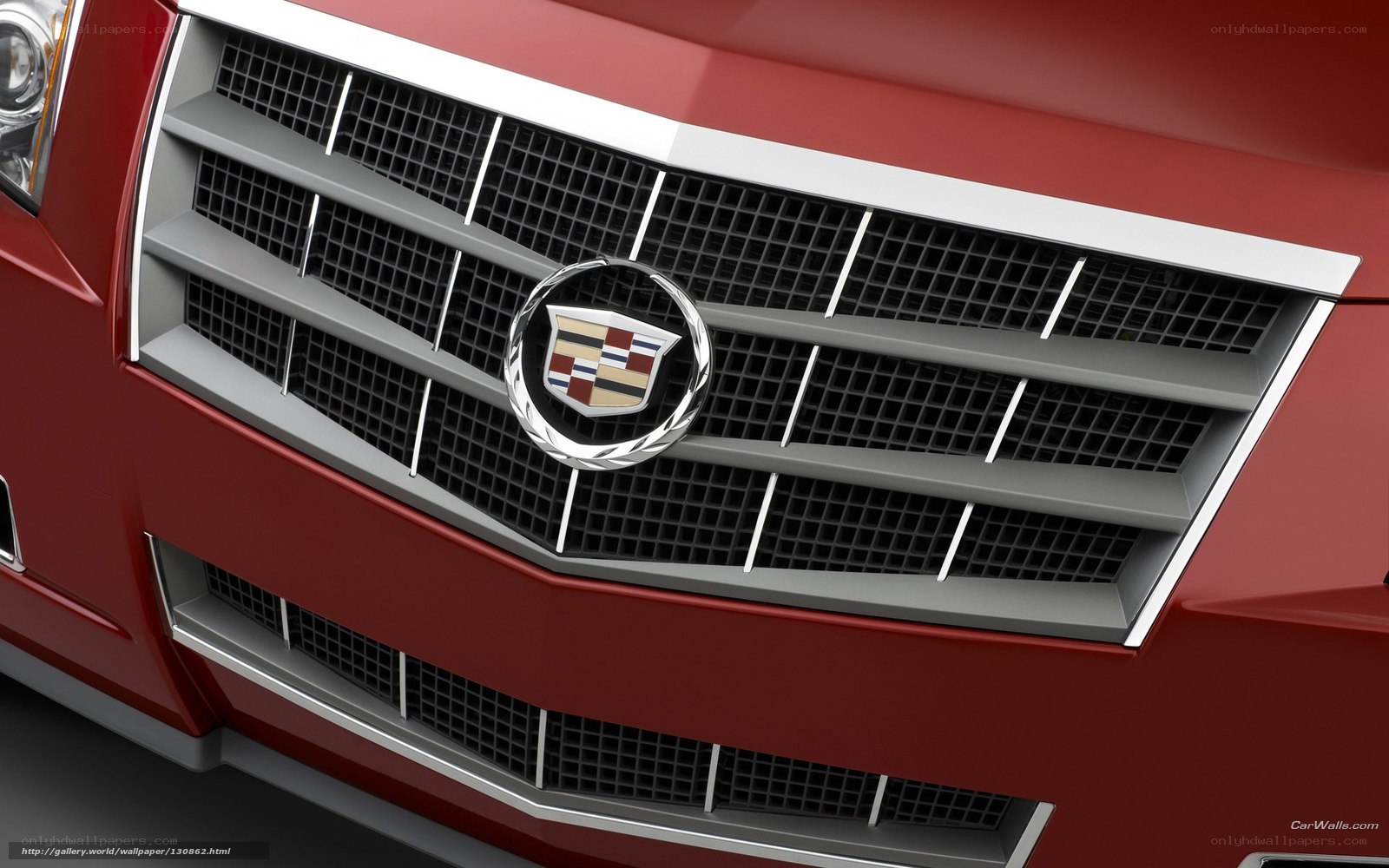 Cadillac grille close-up